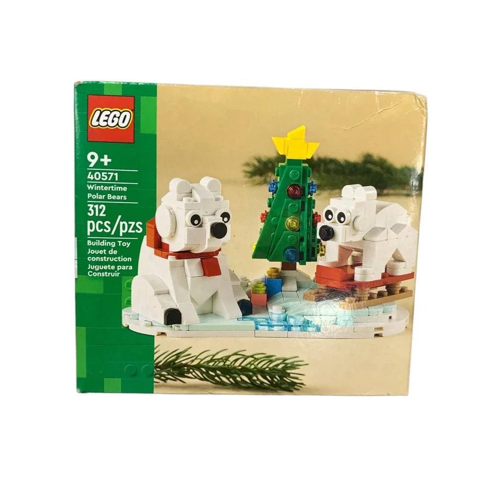 LEGO 40571‎ Wintertime Polar Bears Seasonal Christmas Building Set 312 Pcs